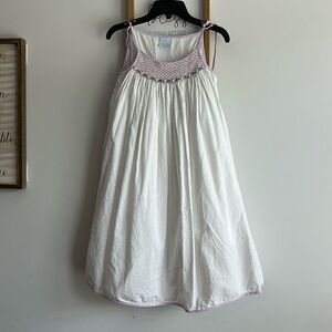 Smocked sleeveless dress